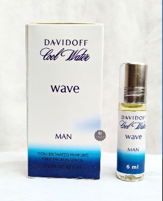 Picture of Cool Water Wave Concentrated Perfume Oil Long Lasting Non-alcoholic Fragrance - 6ml