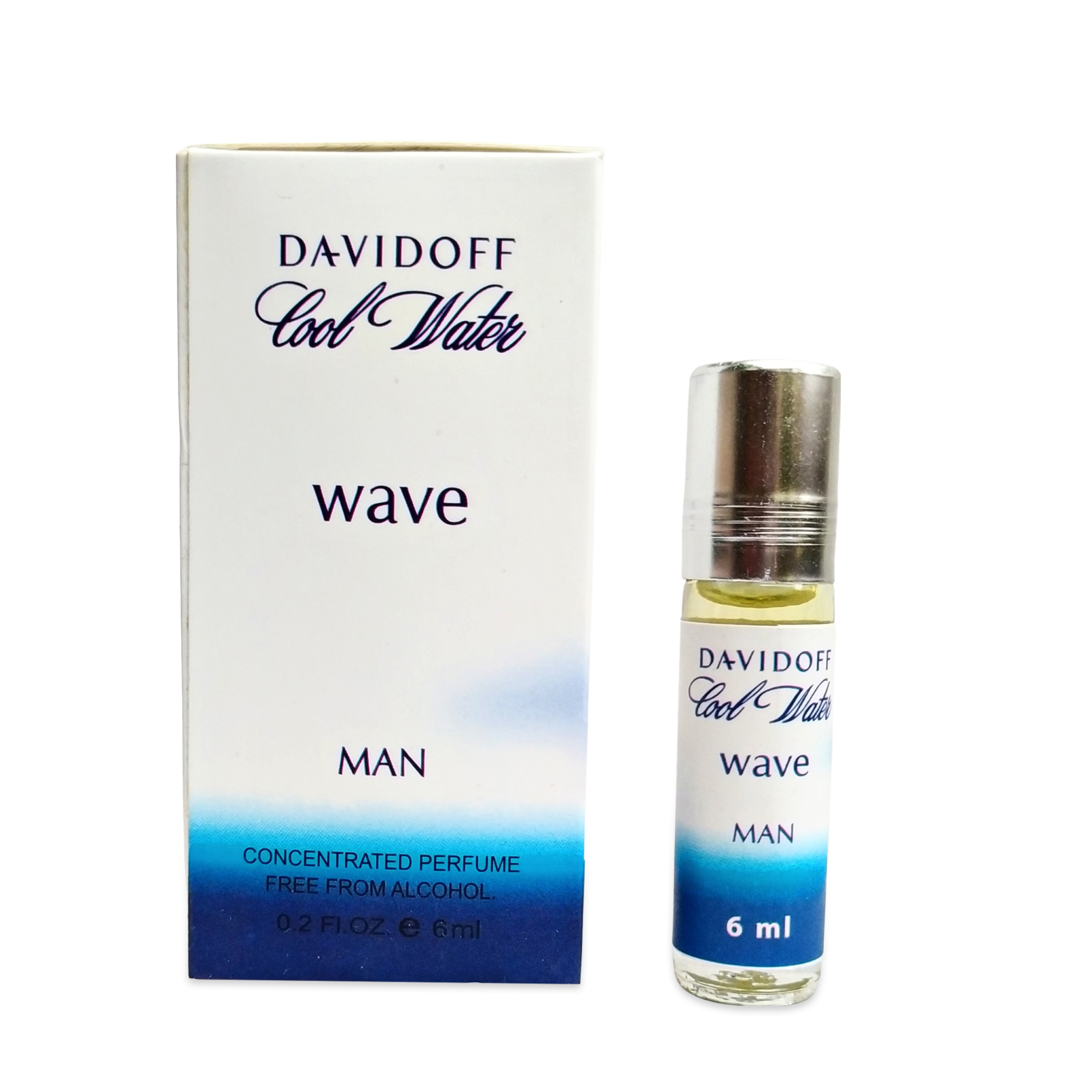 Picture of Cool Water Wave Concentrated Perfume Oil Long Lasting Non-alcoholic Fragrance - 6ml