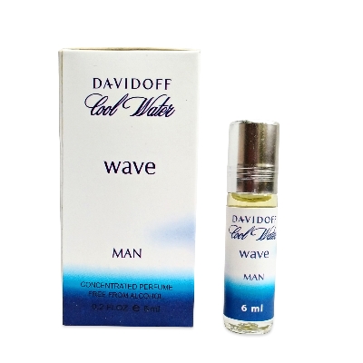 Picture of Cool Water Wave Concentrated Perfume Oil Long Lasting Non-alcoholic Fragrance - 6ml
