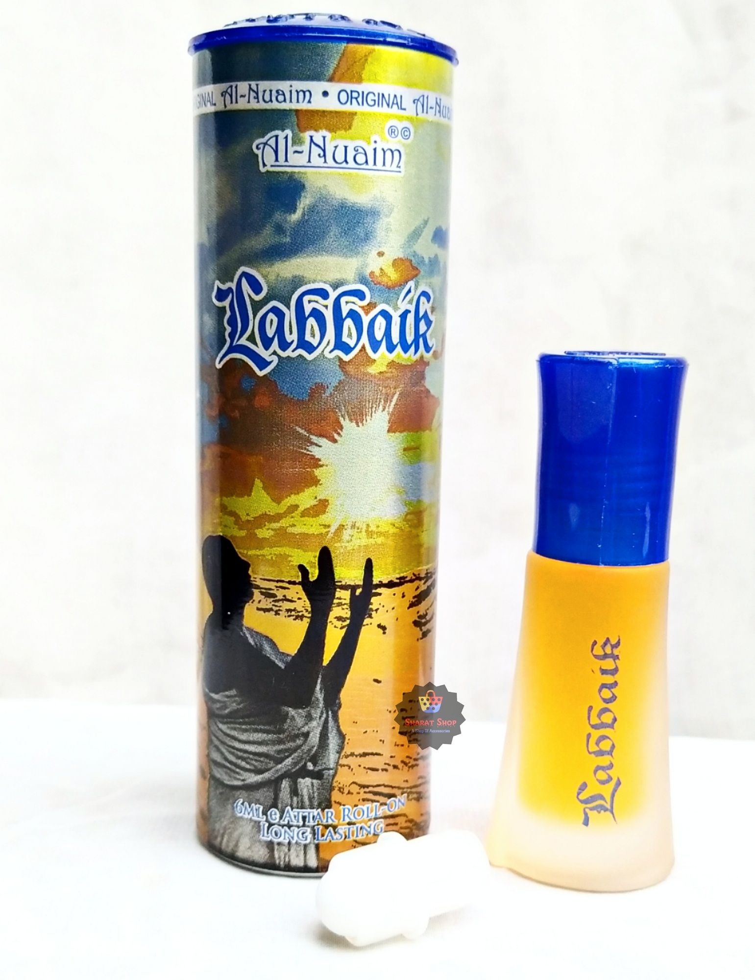 Picture of Al Nuaim Labbaik Roll On Attar Non Alcoholic Long Lasting Perfume - 6Ml - Ator