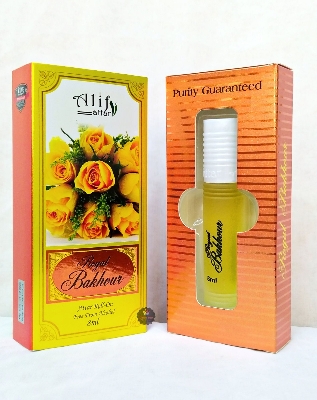 Picture of Alif Royal Bakhour Attar Long Lasting Bakhoor Roll On Non Alcoholic Perfume (Halal) - 8ml