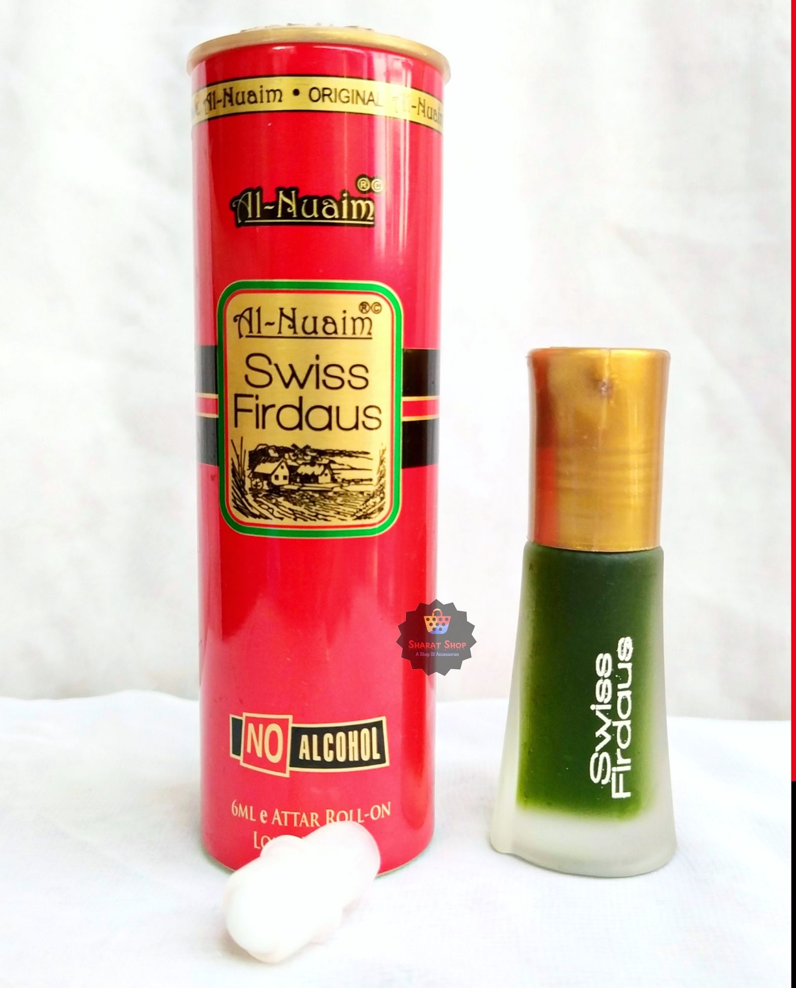 Picture of Al Nuaim Swiss Firdaus Roll On Attar Non Alcoholic Long Lasting Perfume - 6ml