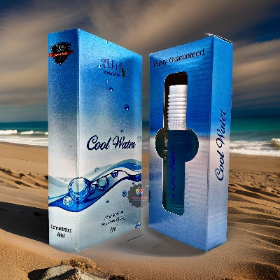 Picture of Cool Water By Alif Attar Long Lasting Roll On Non Alcoholic Perfume (হালাল) - 8ml