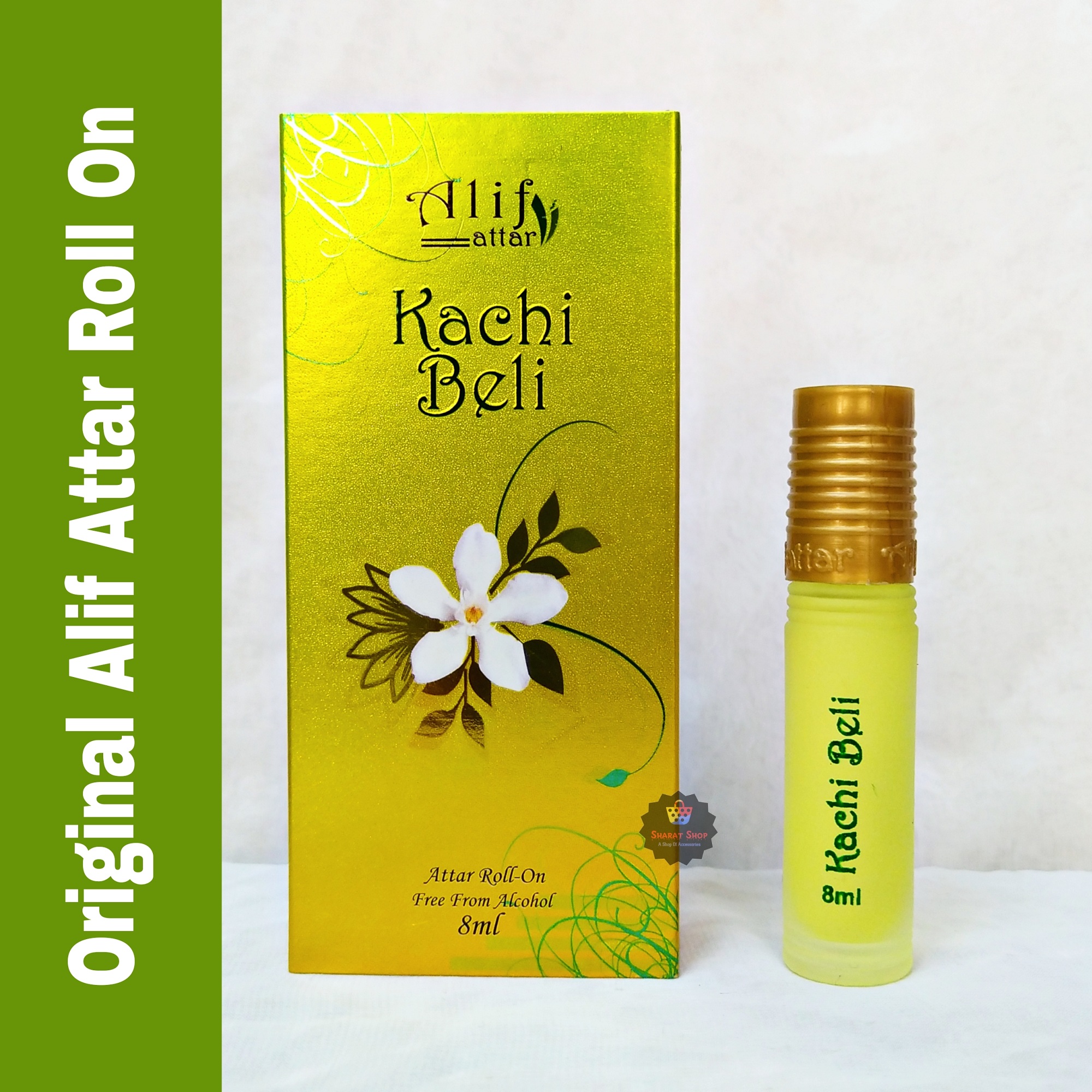 Picture of Alif Kachi Beli Attar Long Lasting Roll On Non Alcoholic Perfume (Halal) - 8ml