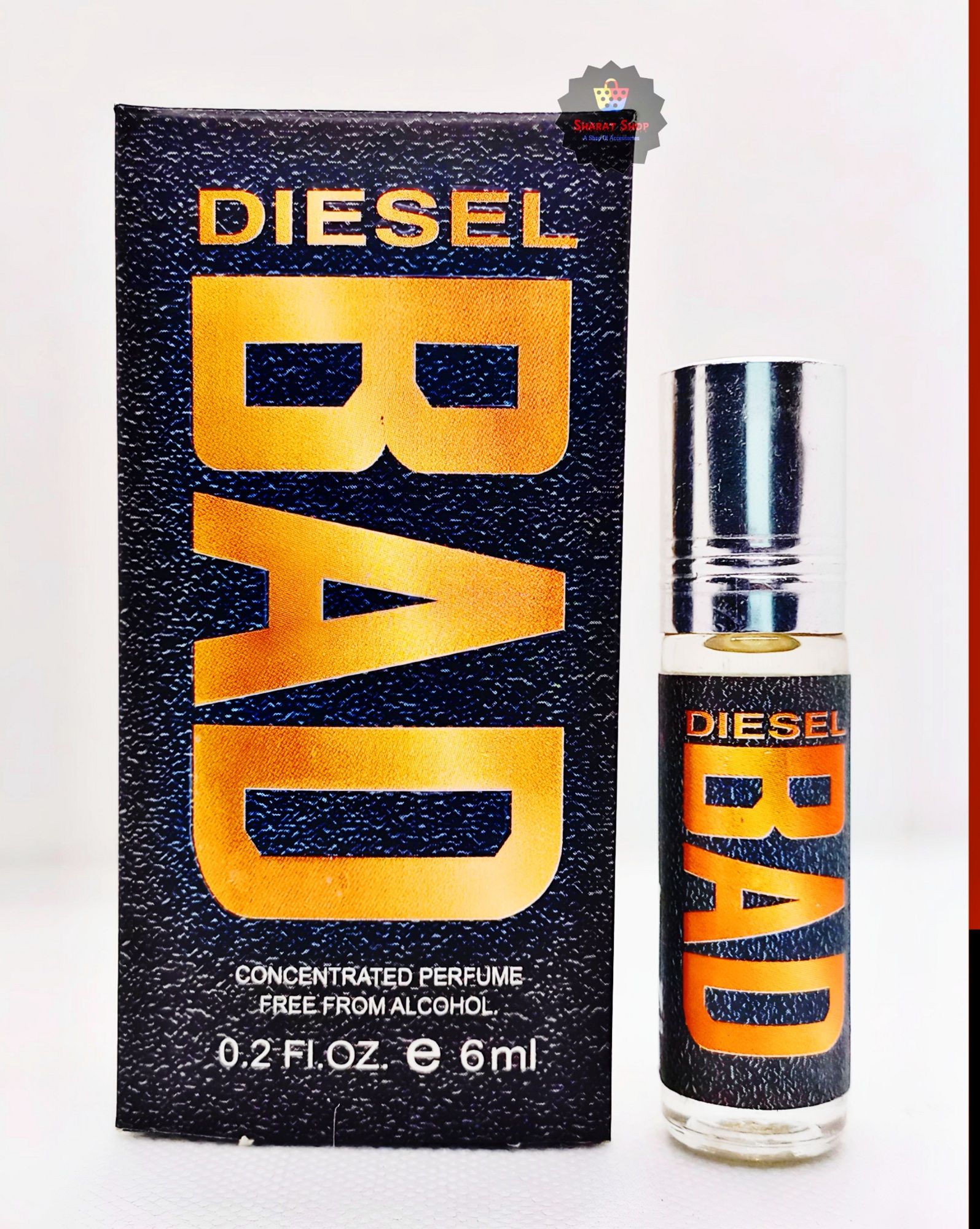 Picture of DIESEL BAD Concentrated Perfume Oil Long Lasting Non-alcoholic Fragrance - 6ml