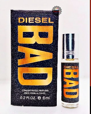 Picture of DIESEL BAD Concentrated Perfume Oil Long Lasting Non-alcoholic Fragrance - 6ml