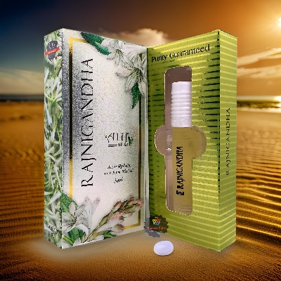 Picture of RAJNIGANDHA By Alif Attar Long Lasting Roll On Non Alcoholic Perfume (Halal) - 8ml
