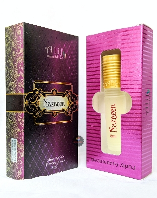 Picture of Alif Nazneen Attar Long Lasting Roll On Non Alcoholic Perfume (Halal) - 8ml