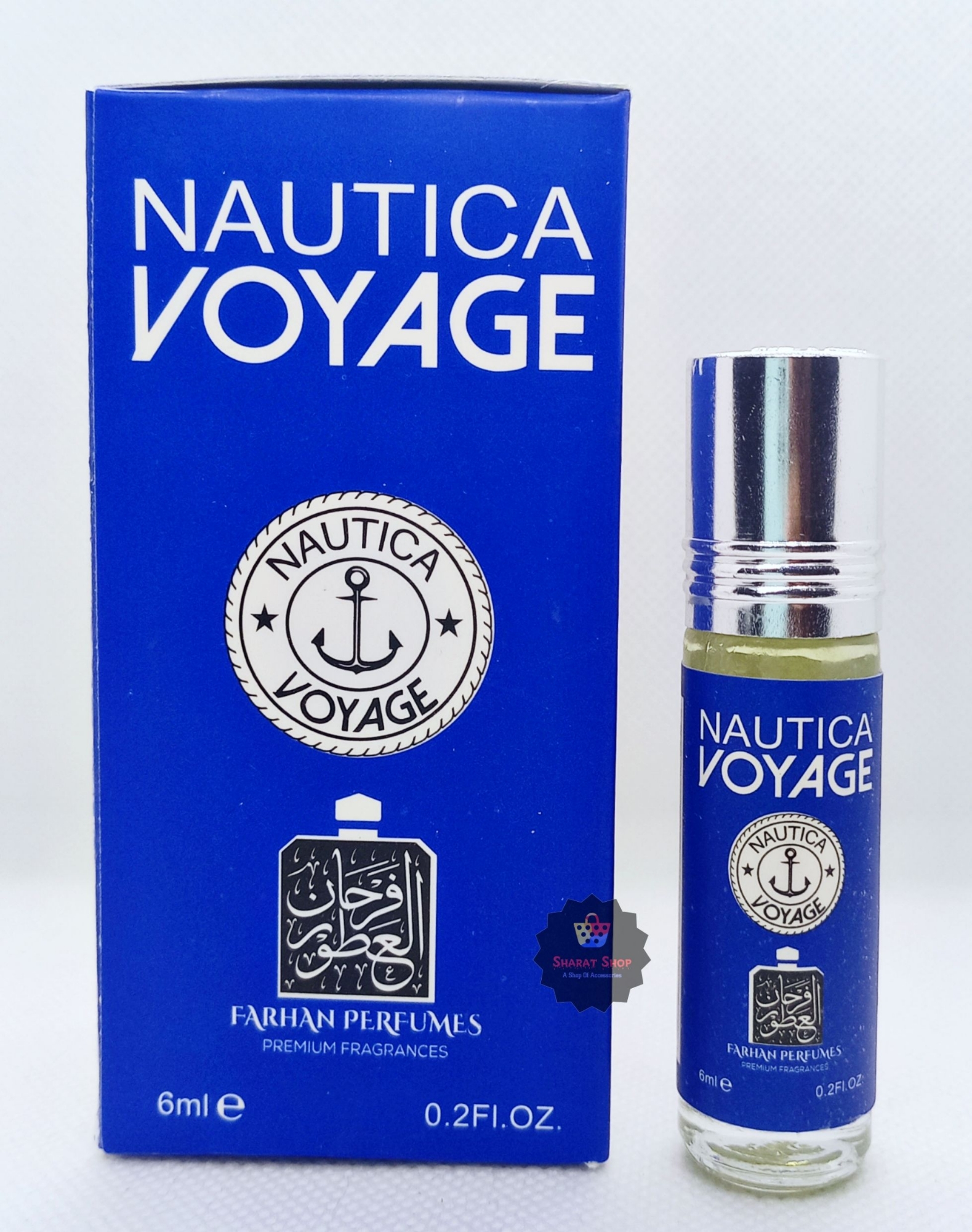 Picture of NAUTICA VOYAGE by Al Farhan Concentrated Perfume Oil Long Lasting Non-alcoholic Fragrance - 6ml