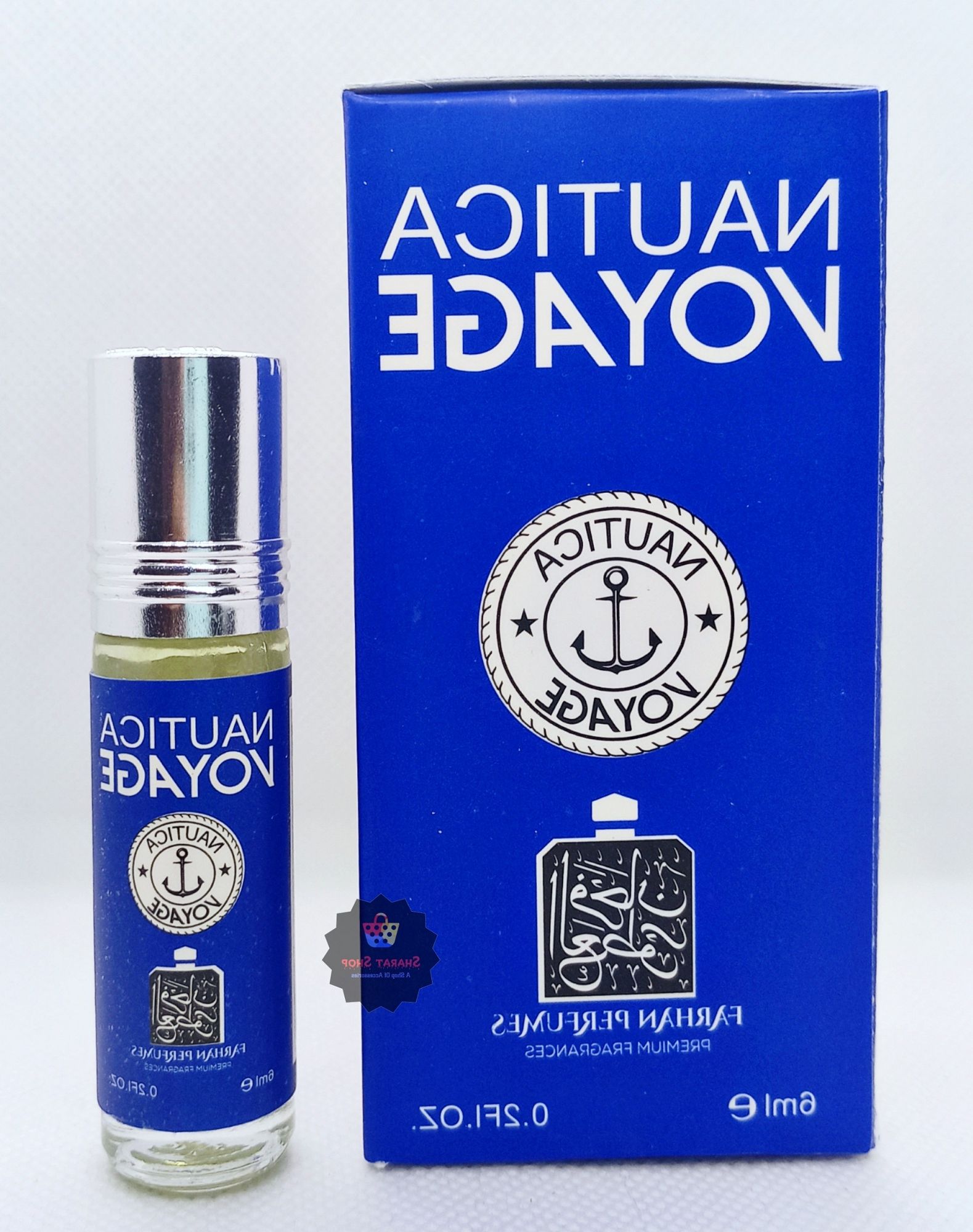 Picture of NAUTICA VOYAGE by Al Farhan Concentrated Perfume Oil Long Lasting Non-alcoholic Fragrance - 6ml