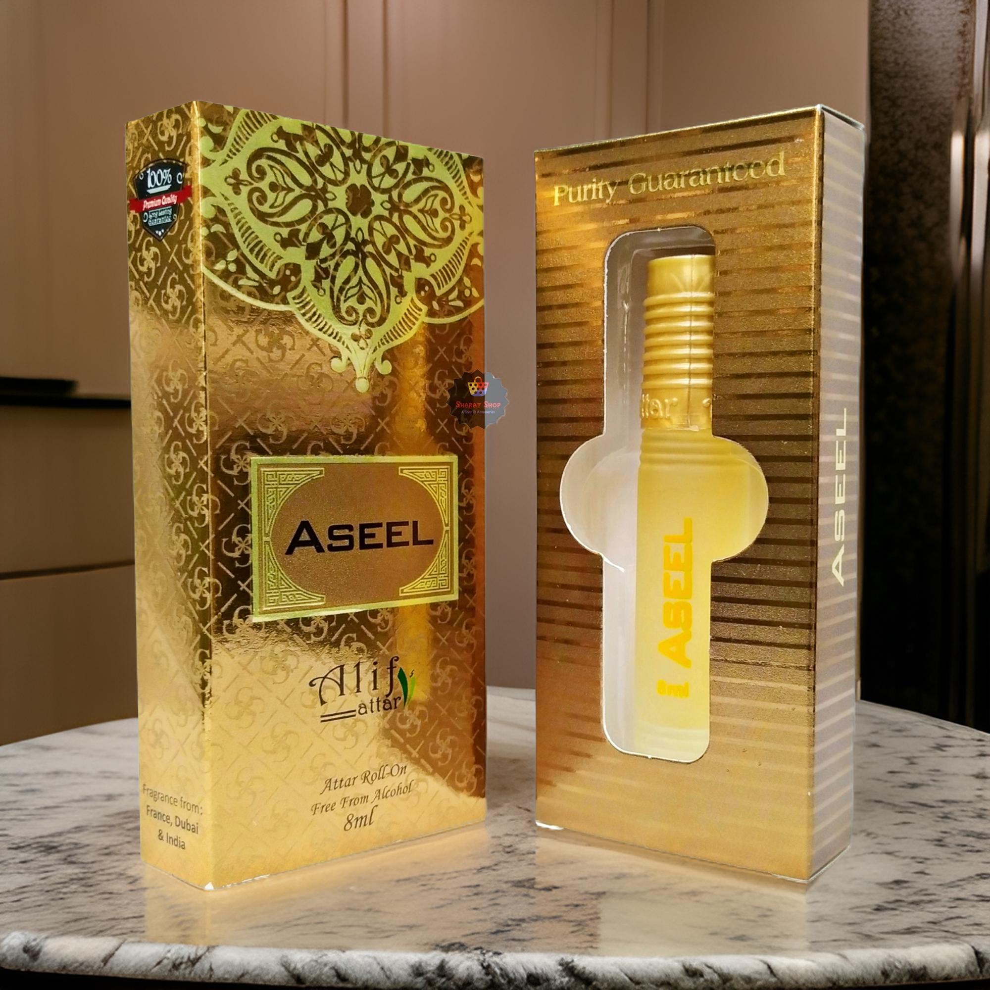 Picture of Alif Aseel Attar Long Lasting Roll On Non Alcoholic Perfume (Halal) - 8ml