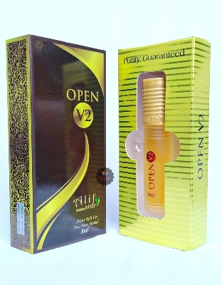 Picture of Alif Open V2 Attar Long Lasting Roll On Non Alcoholic Perfume (Halal) - 8ml