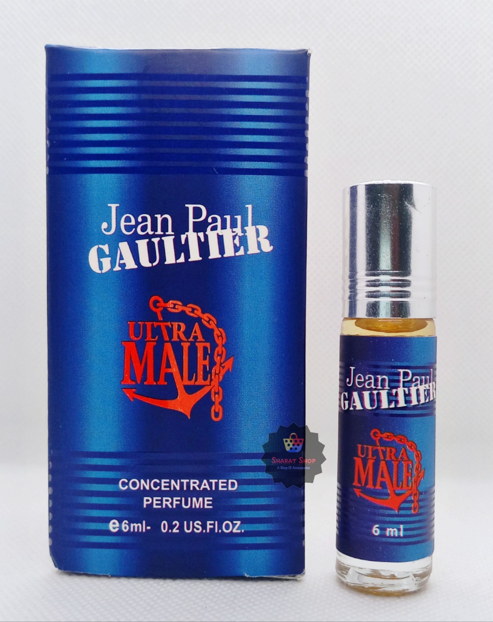 Picture of Ultra Male Jean Paul Gaultier Concentrated Perfume Oil For Men by Al Farhan Long Lasting Non-alcoholic Fragrance - 6ml
