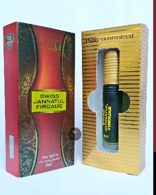 Picture of Alif Swiss Jannatul Firduas Attar Long Lasting Ferdaus Roll On Ator Non Alcoholic Perfume (Halal) - 8ml