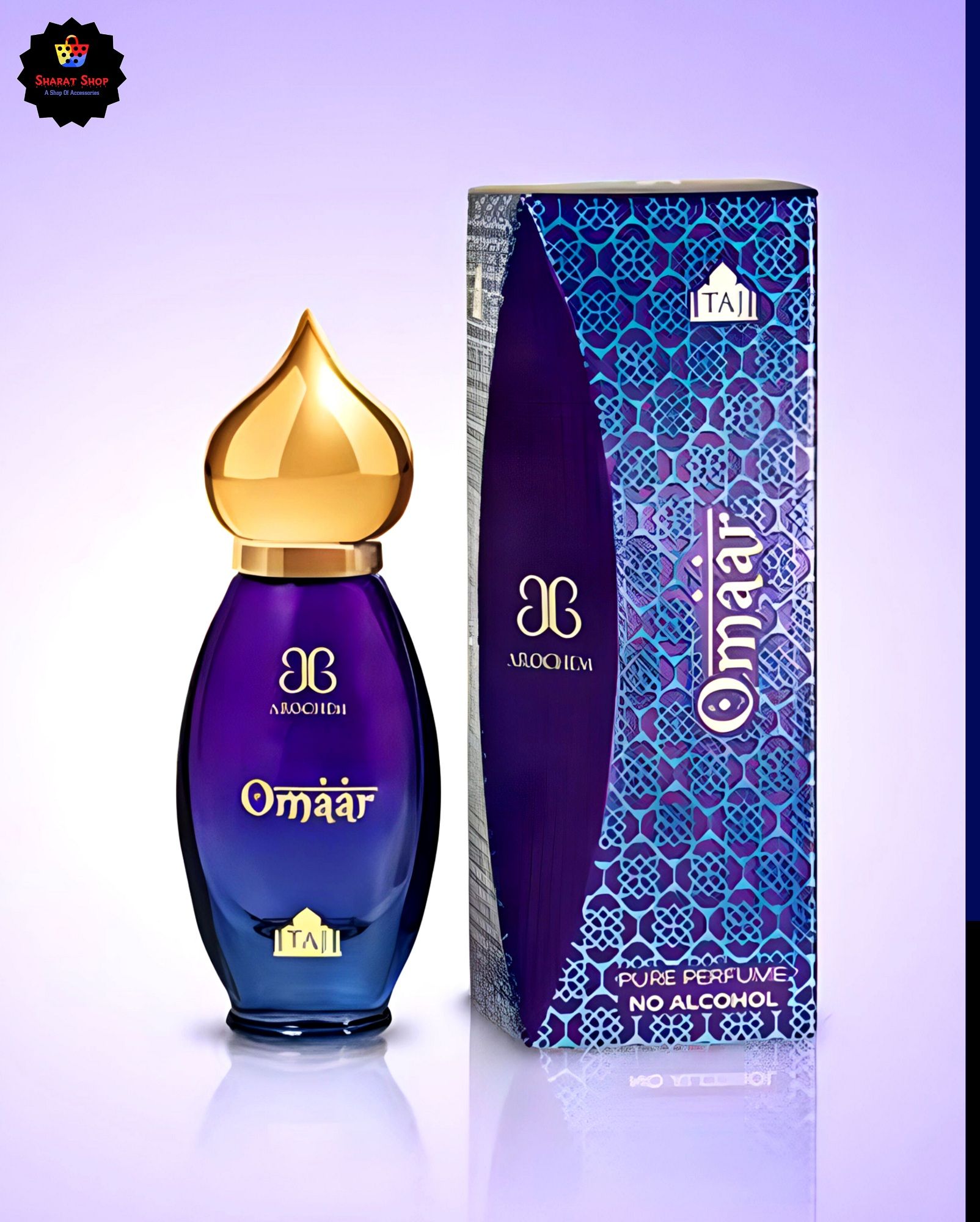Picture of Arochem Omaar Attar Taj Series Ator Luxurious Royal Perfume Oil - 9ML (Made In India)