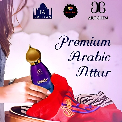Picture of Arochem Omaar Attar Taj Series Ator Luxurious Royal Perfume Oil - 9ML (Made In India)