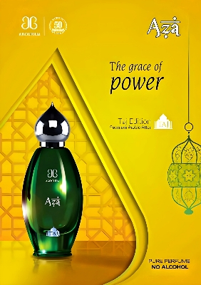 Picture of Arochem Aza Attar Taj Series Ator Luxurious Royal Perfume Oil - 9ML (Made In India)