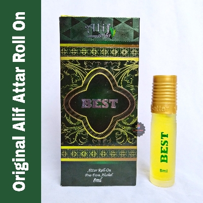 Picture of Alif Best Attar Long Lasting Roll On Ator Non Alcoholic Perfume (Halal) - 8ml