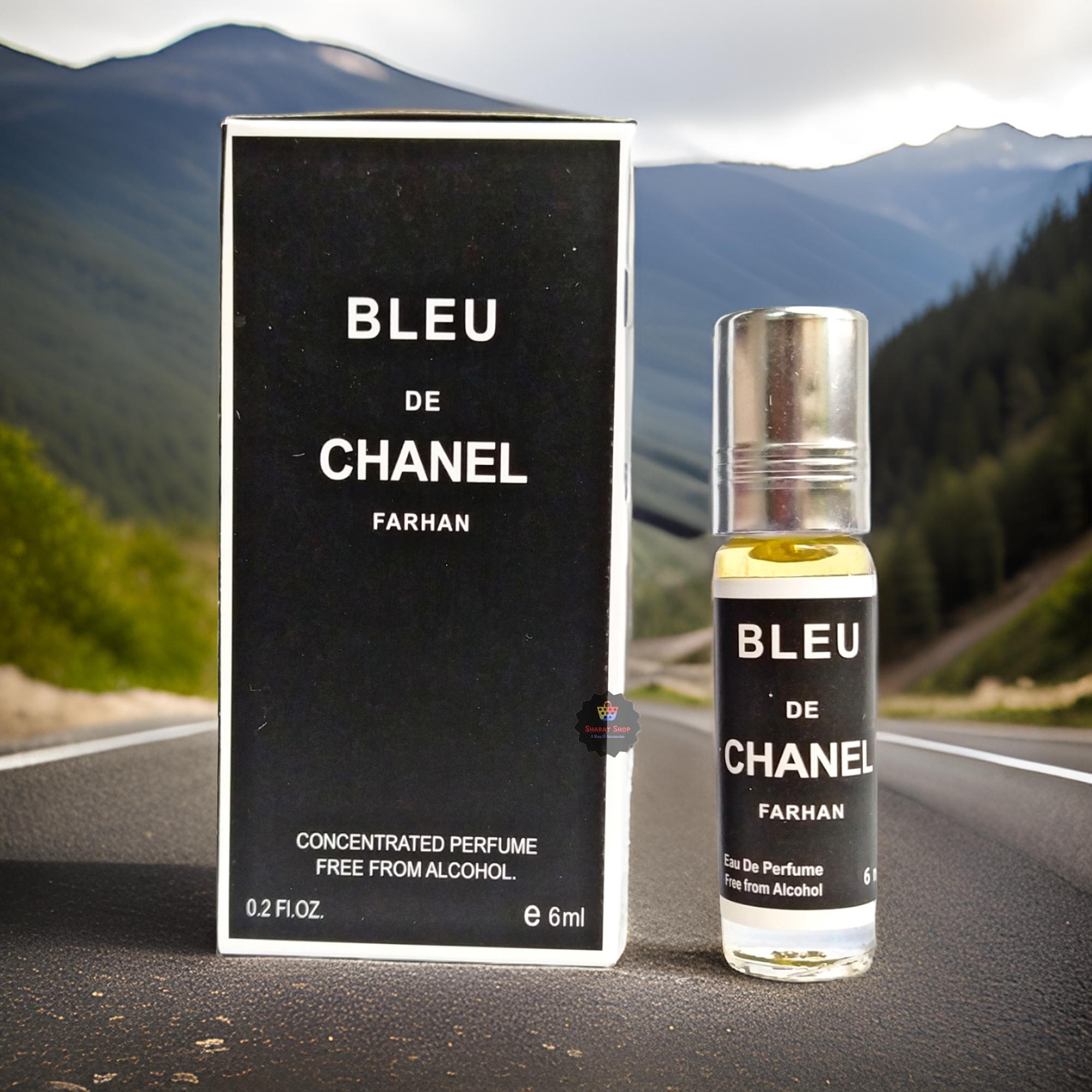 Picture of Bleu De Chanel Concentrated Perfume Oil Attar Long Lasting Non-alcoholic Fragrance Ator - 6ml