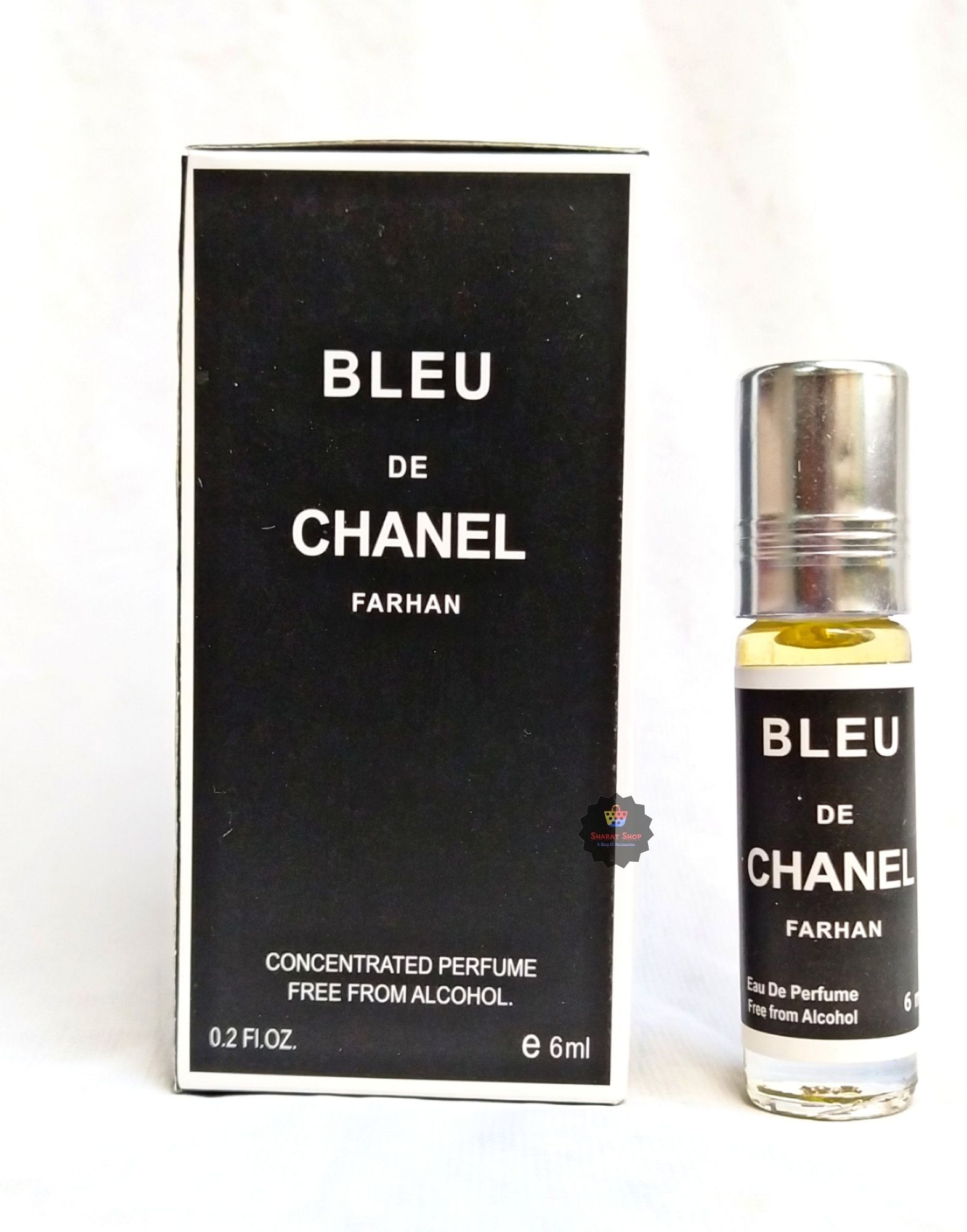 Picture of Bleu De Chanel Concentrated Perfume Oil Attar Long Lasting Non-alcoholic Fragrance Ator - 6ml