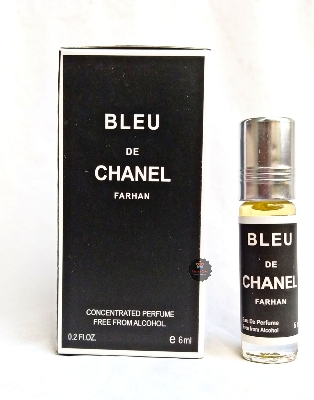 Picture of Bleu De Chanel Concentrated Perfume Oil Attar Long Lasting Non-alcoholic Fragrance Ator - 6ml