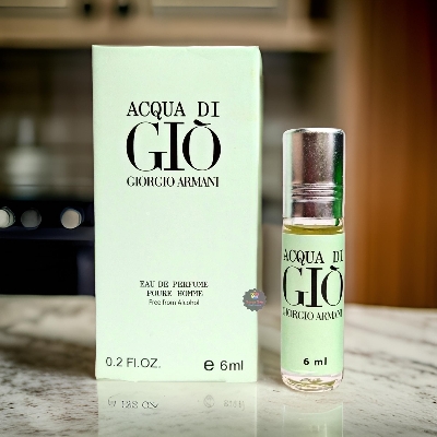 Picture of ACQUA DI GIO by Al Farhan Concentrated Perfume Oil Long Lasting Non-alcoholic Fragrance - 6ml
