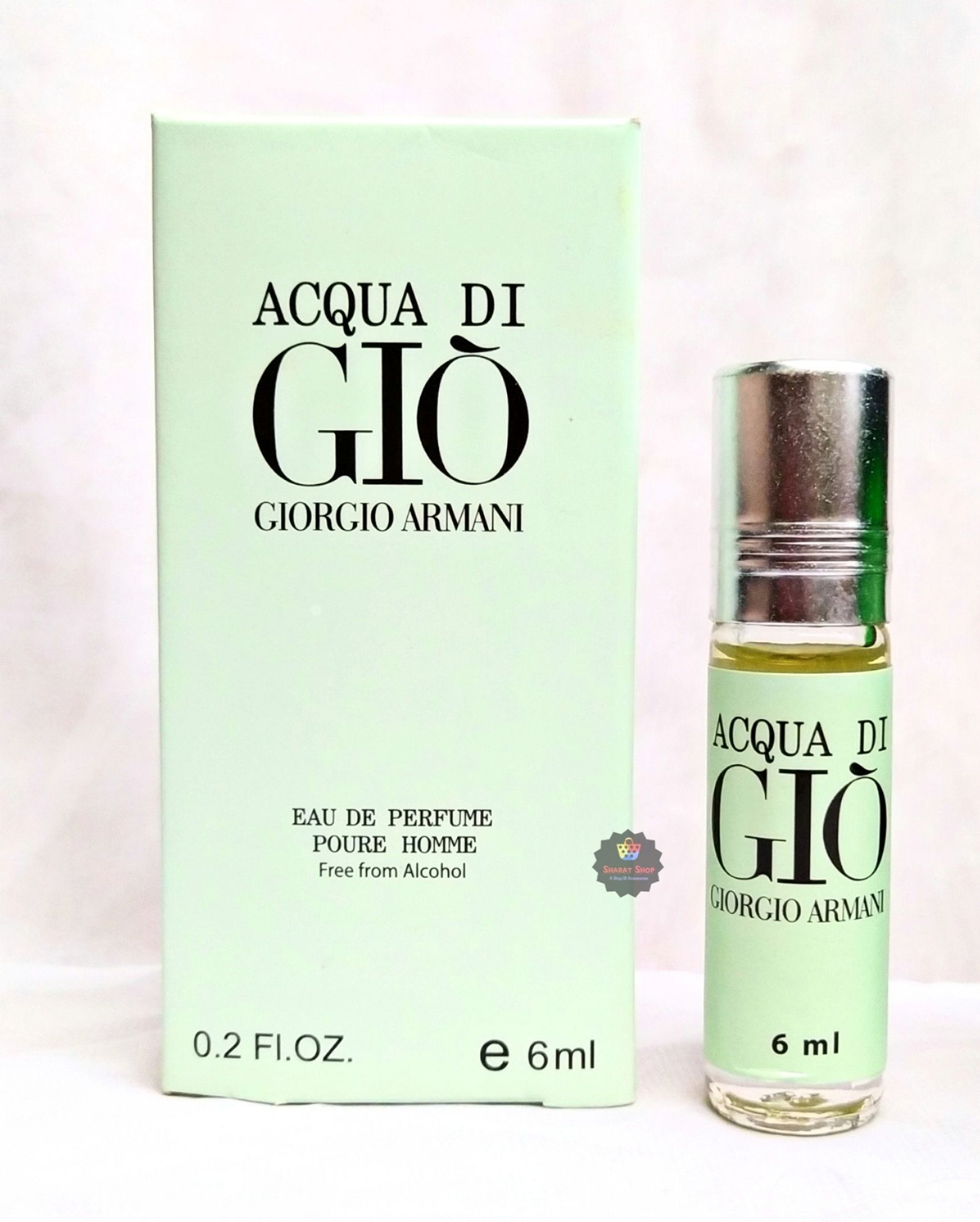 Picture of ACQUA DI GIO by Al Farhan Concentrated Perfume Oil Long Lasting Non-alcoholic Fragrance - 6ml