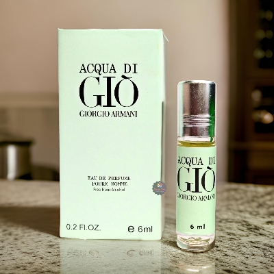 Picture of ACQUA DI GIO by Al Farhan Concentrated Perfume Oil Long Lasting Non-alcoholic Fragrance - 6ml