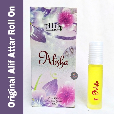 Picture of Alif Alisha Attar Long Lasting Roll On Ator Non Alcoholic Perfume (Halal) - 8ml