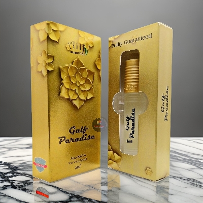 Picture of Gulf Paradise By Alif Attar Long Lasting Roll On Non Alcoholic Perfume (Halal) - 8ml