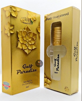 Picture of Gulf Paradise By Alif Attar Long Lasting Roll On Non Alcoholic Perfume (Halal) - 8ml