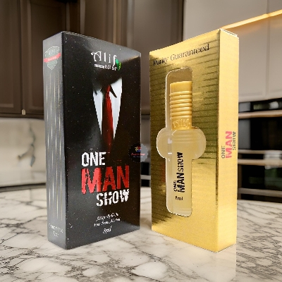 Picture of One Man Show By Alif Attar Long Lasting Roll On Non Alcoholic Perfume (Halal) - 8ml