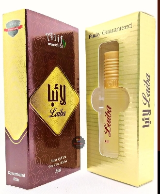 Picture of Laiba By Alif Attar Long Lasting Roll On Non Alcoholic Perfume (Halal) - 8ml