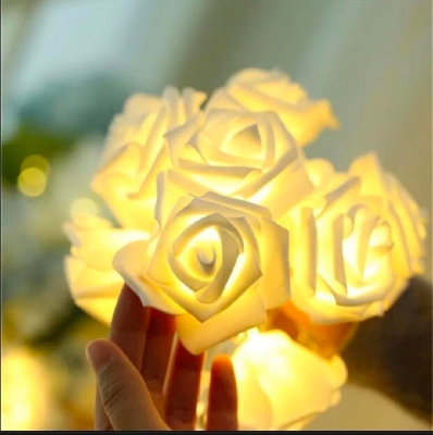 Picture of Rose fairy light - 20pcs golden Led rose light