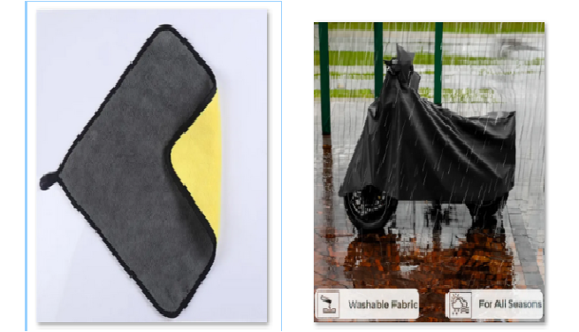 Picture of Bike cover waterproof and microfiber towel - combo offer