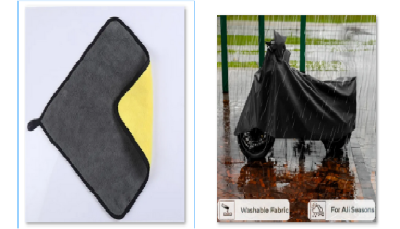 Picture of Bike cover waterproof and microfiber towel - combo offer