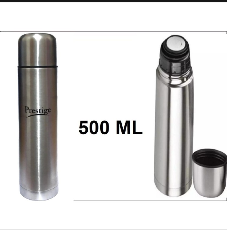 Picture of 500 ML PRESTIGE ALL STEEL HOT/COLD WATER FLASK/TEA FLASKS/VACUUM BOTTLE