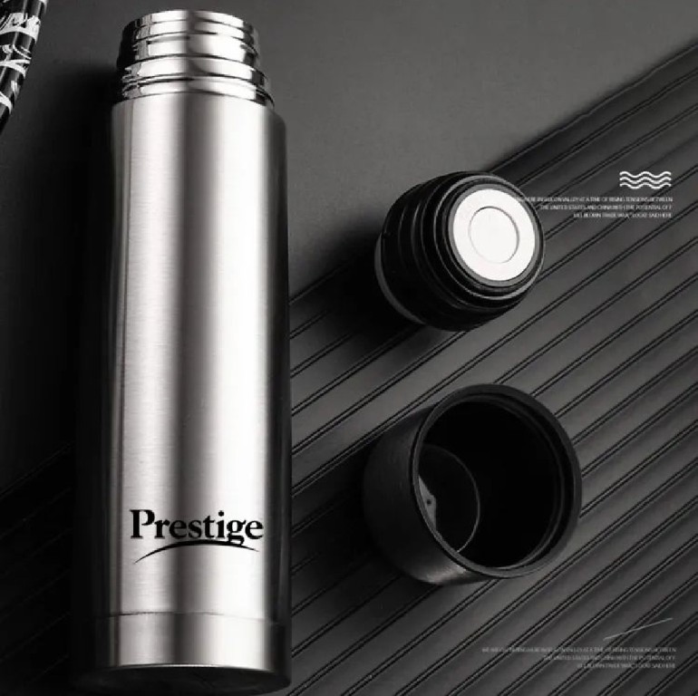 Picture of 500 ML PRESTIGE ALL STEEL HOT/COLD WATER FLASK/TEA FLASKS/VACUUM BOTTLE