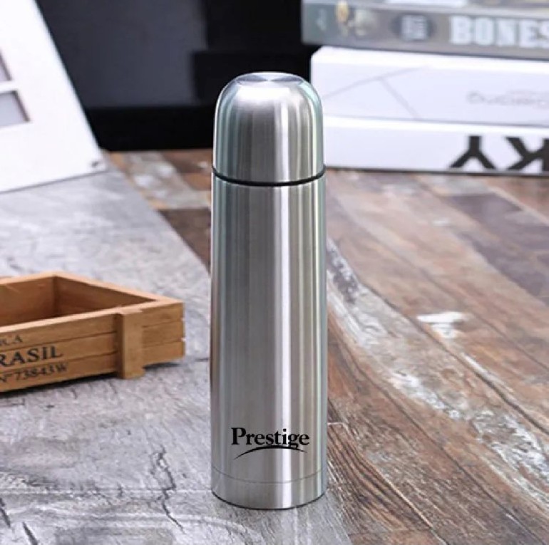 Picture of 500 ML PRESTIGE ALL STEEL HOT/COLD WATER FLASK/TEA FLASKS/VACUUM BOTTLE