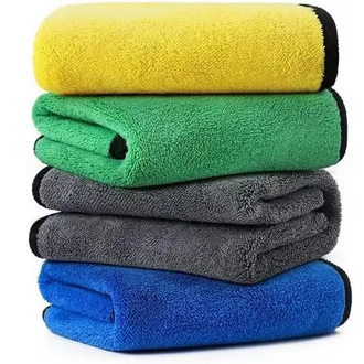Picture of 30X40 cm Car Bike Wash Double Layer Ultra Soft Scratch Proof Microfiber Towel