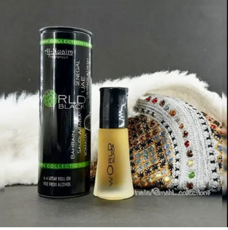 Picture of Al Nuaim World Black Roll On Attar Long Lasting Fragrance Perfume Oil - 6ml