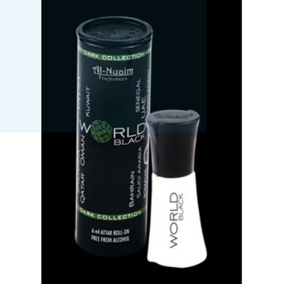 Picture of Al Nuaim World Black Roll On Attar Long Lasting Fragrance Perfume Oil - 6ml