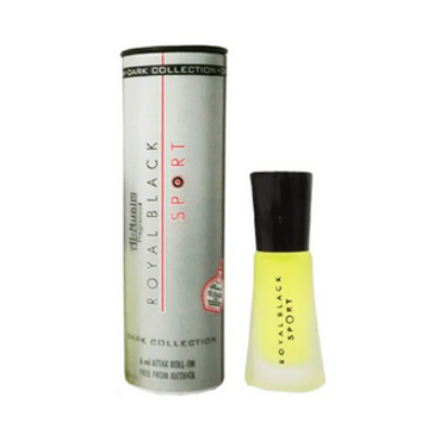 Picture of Al Nuaim Royal Black Sport Roll On Attar Long Lasting Fragrance Perfume Oil - 6ml
