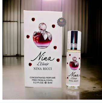 Picture of Nina Ricci Nina L'Elixir For Women By Al Farhan Concentrated Perfume Oil Long Lasting Fragrance - 6ml