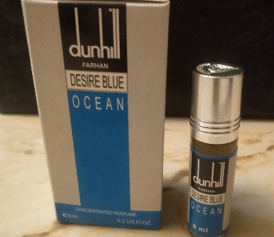 Picture of Dunhill Desire Blue Ocean Concentrated Perfume Oil by Al Farhan Long Lasting Non-alcoholic Fragrance - 6ml