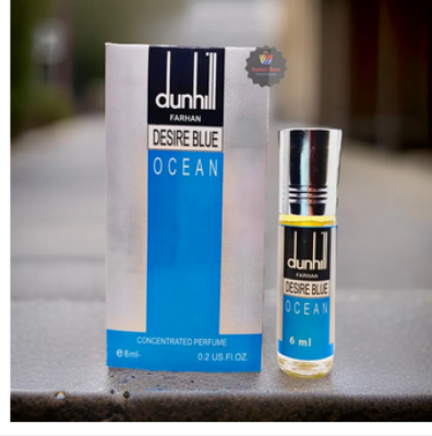 Picture of Dunhill Desire Blue Ocean Concentrated Perfume Oil by Al Farhan Long Lasting Non-alcoholic Fragrance - 6ml