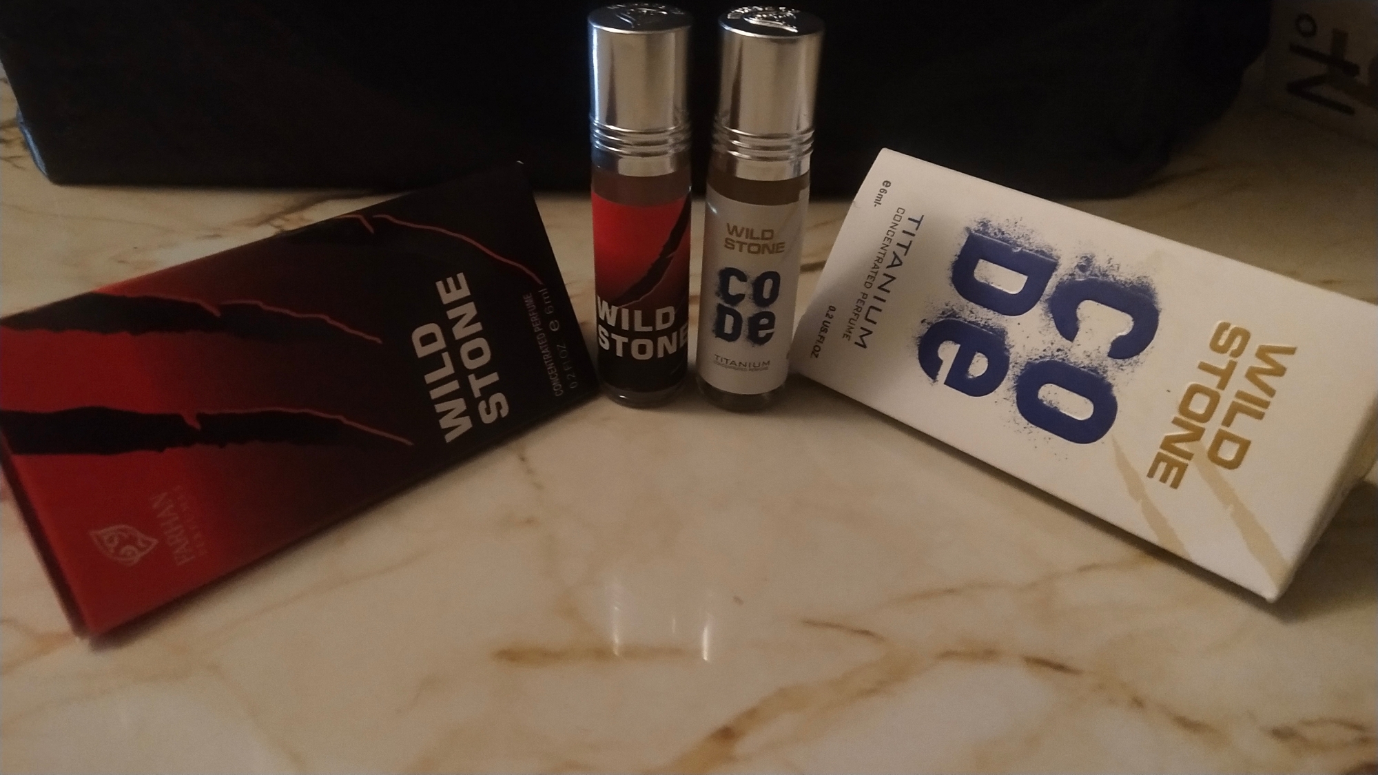 Picture of Combo Wild Stone and Wild Stone Code by al Farhan concentrated perfume oil attar non alcohol - 6ml