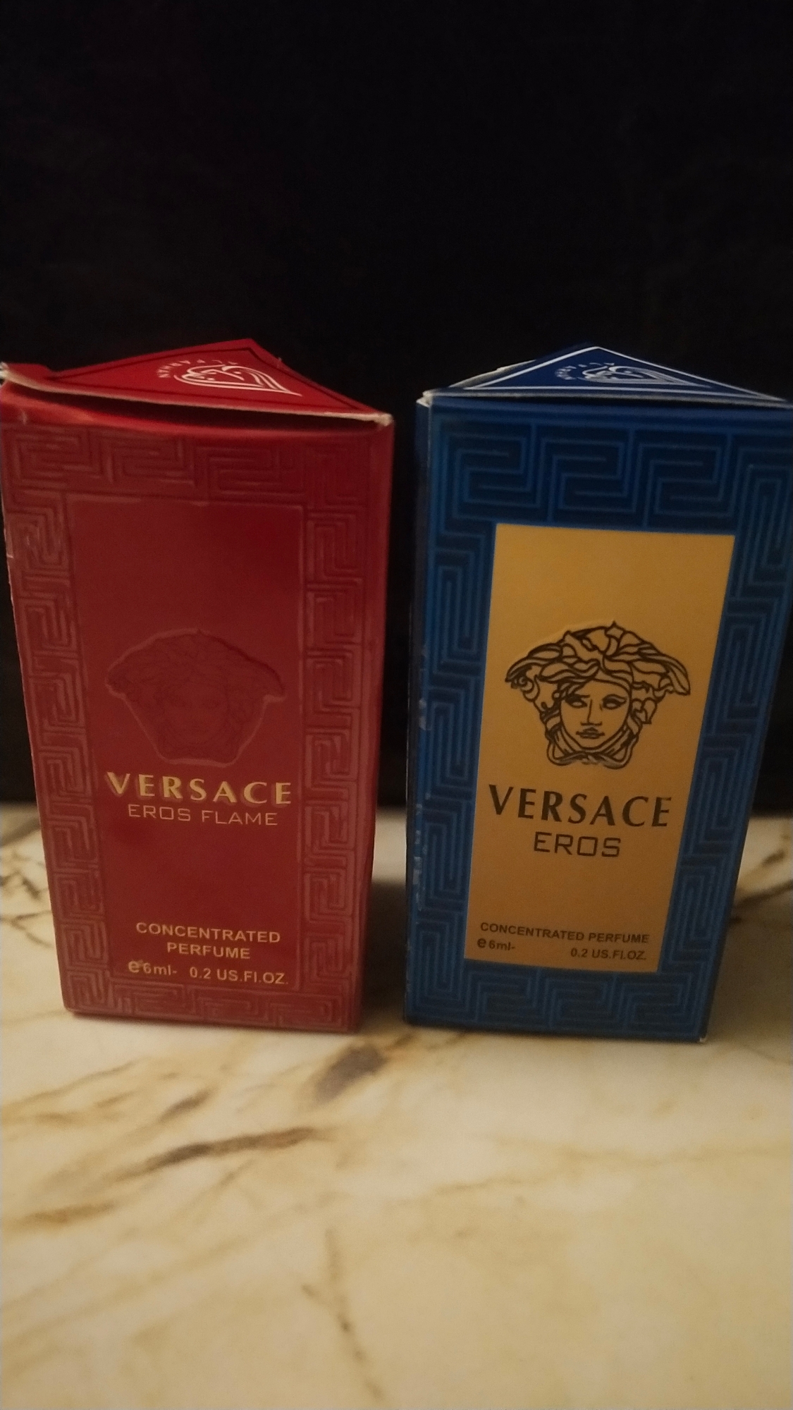 Picture of Combo Versace Erose and Versace Erose Flame  by Al Farhan Concentrated Perfume Oil Long Lasting Non-alcoholic Fragrance - 6ml