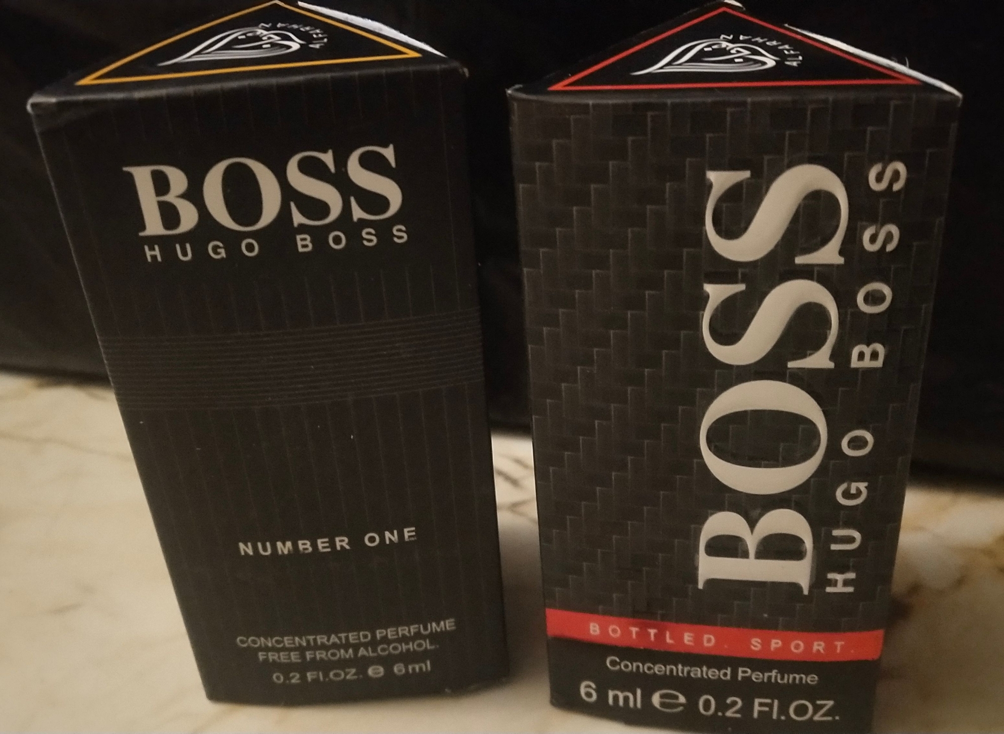 Picture of Combo of Hugo Boss & Hugo Boss Number One by Al Farhan Concentrated Perfume Oil Long Lasting Non-alcoholic Fragrance - 6ml