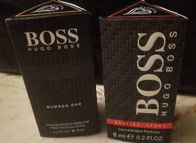 Picture of Combo of Hugo Boss & Hugo Boss Number One by Al Farhan Concentrated Perfume Oil Long Lasting Non-alcoholic Fragrance - 6ml